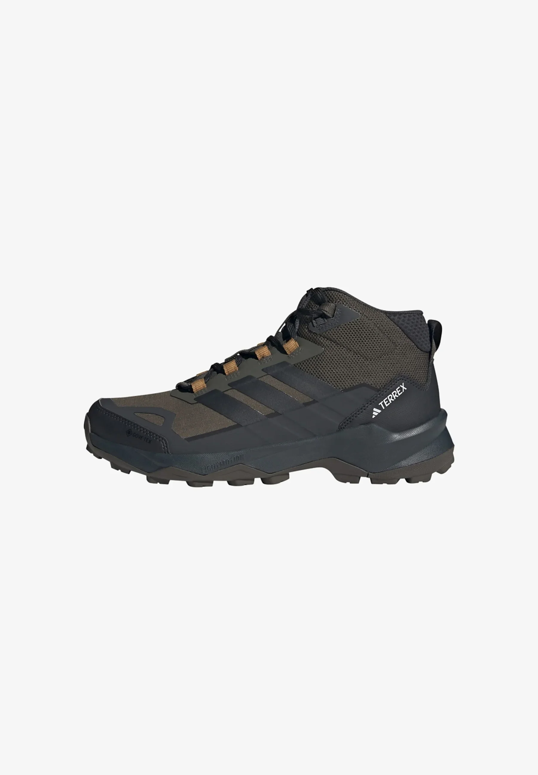 Adidas Terrex Men's Skychaser AX5 Mid Gore-Tex Hikking Shoes Shadow Olive/Carbon/Bronze Strata JR3980 - Image 2