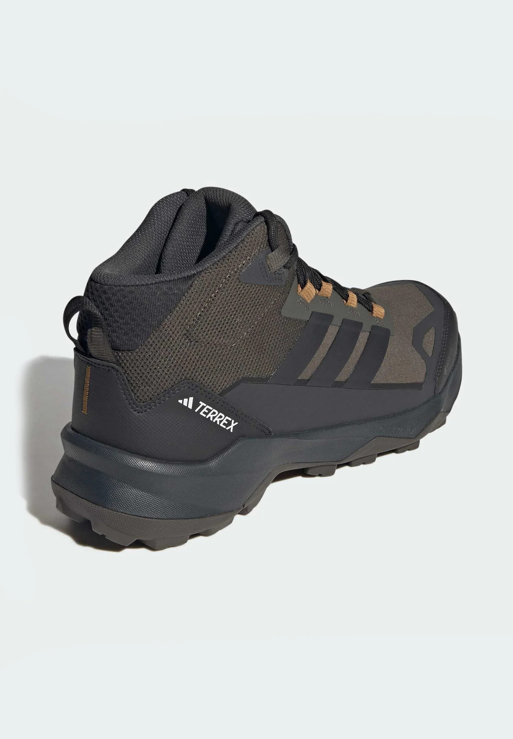 Adidas Terrex Men's Skychaser AX5 Mid Gore-Tex Hikking Shoes Shadow Olive/Carbon/Bronze Strata JR3980 - Image 3