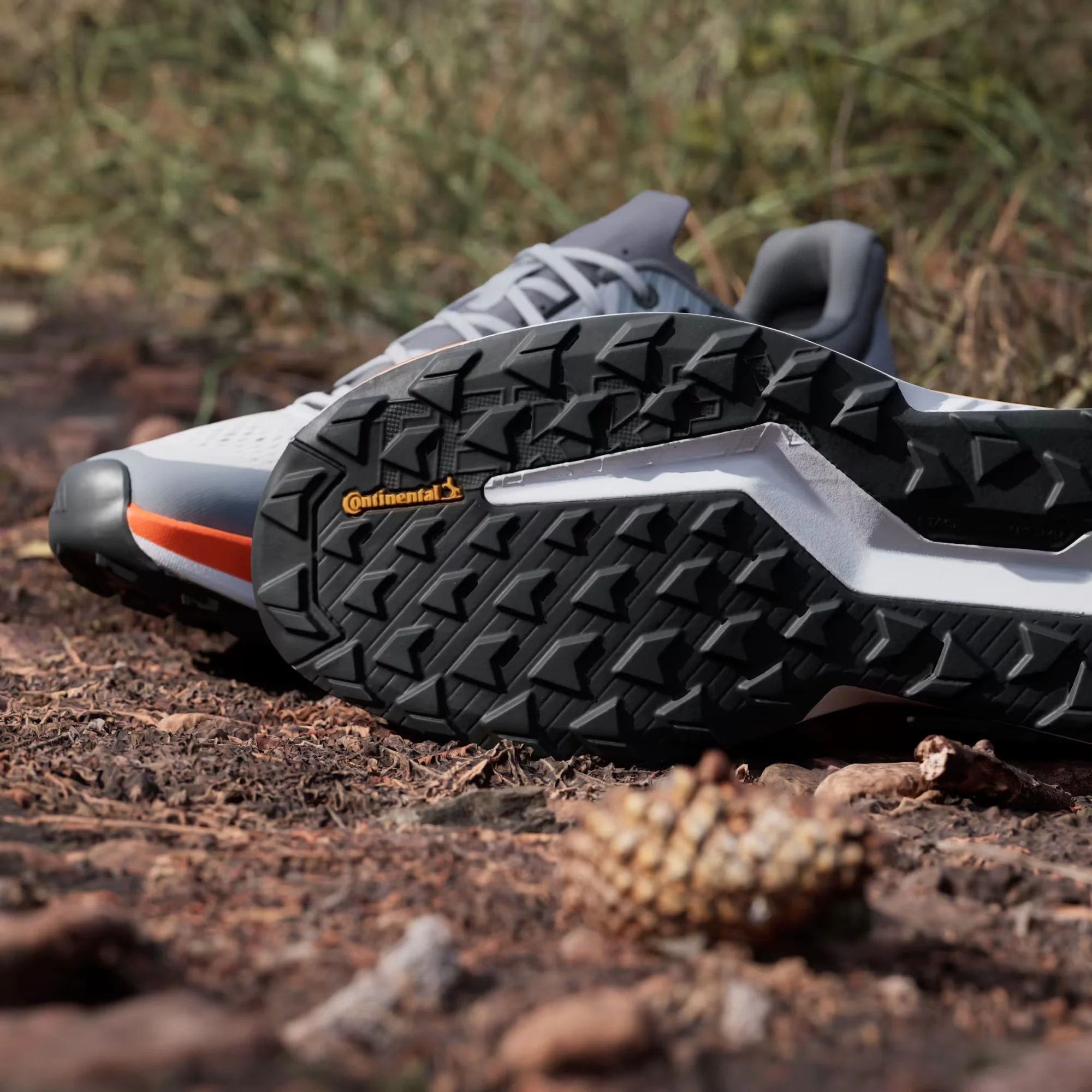 Adidas Terrex Men's Soulstride Flow Trail Running Shoes Dash Grey/Carbon/Semi Impact Orange JR7065 - Image 10
