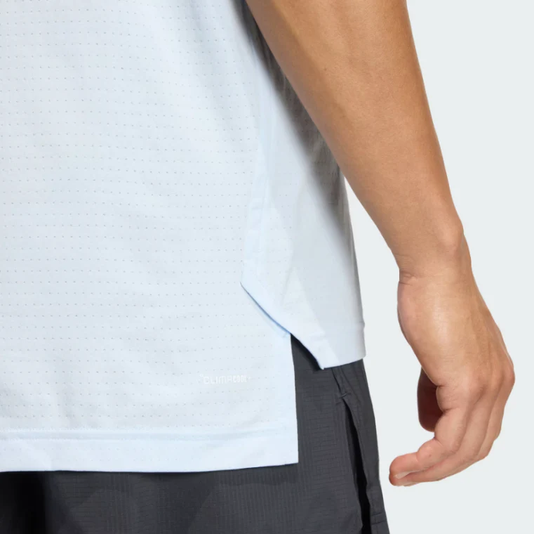 Adidas Terrex Men's Trail Tee Light Blue KA9577 - Image 6