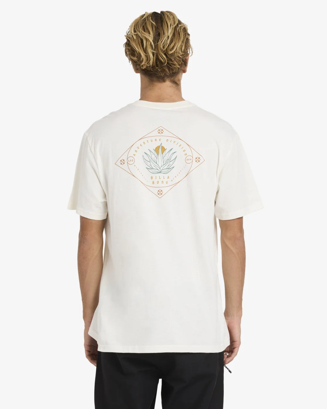 Billabong Men's Agave A/DIV Premium Short Sleeve T-Shirt Off White 24A501607-OFW - Image 2