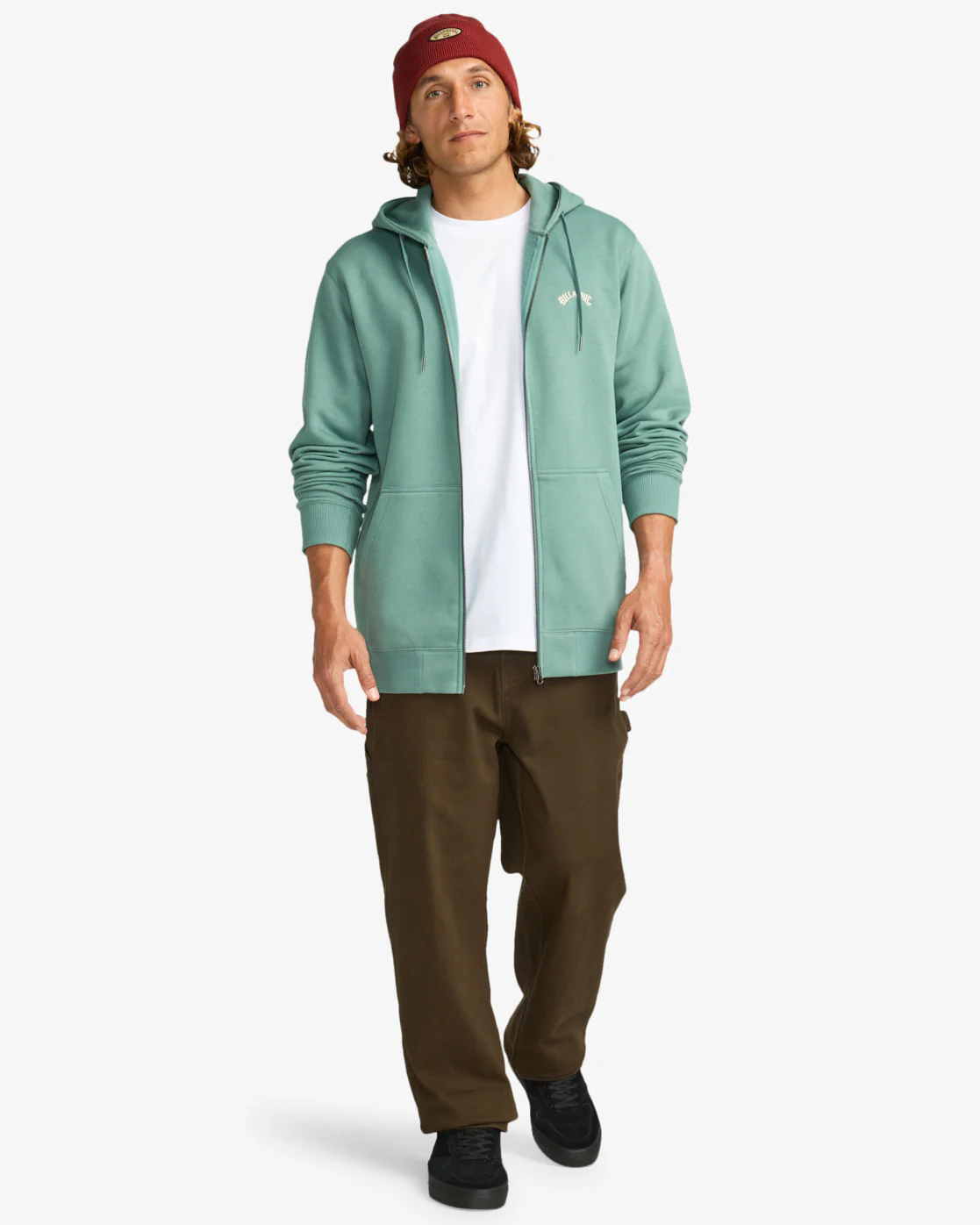 Billabong Men's Arch Zip Hoodie Sagebrush EBYFT00148-BMR0 - Image 5