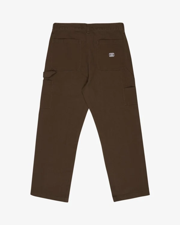 Billabong Men's Bad Dog Workwear Inspired Pants Dark Cedar EBYNP00114-CSR0 - Image 5
