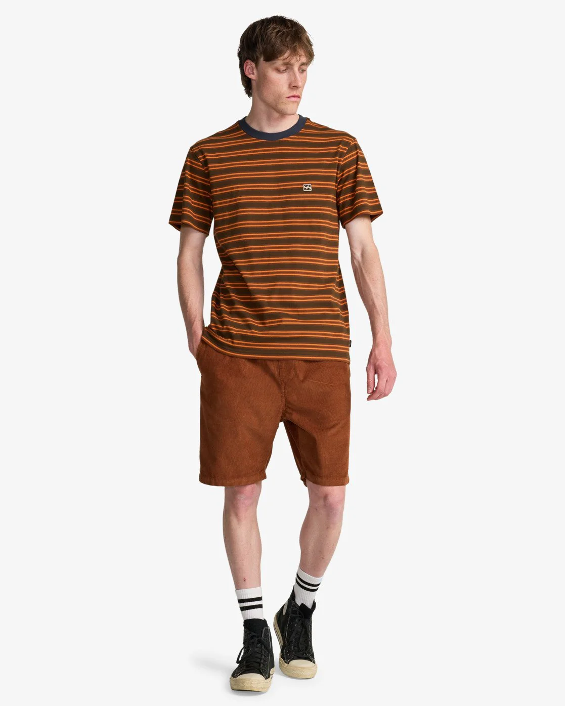 Billabong Men's Baxter Short Sleeve T-Shirt Dark Brown EBYKT00120-CSR0 - Image 7