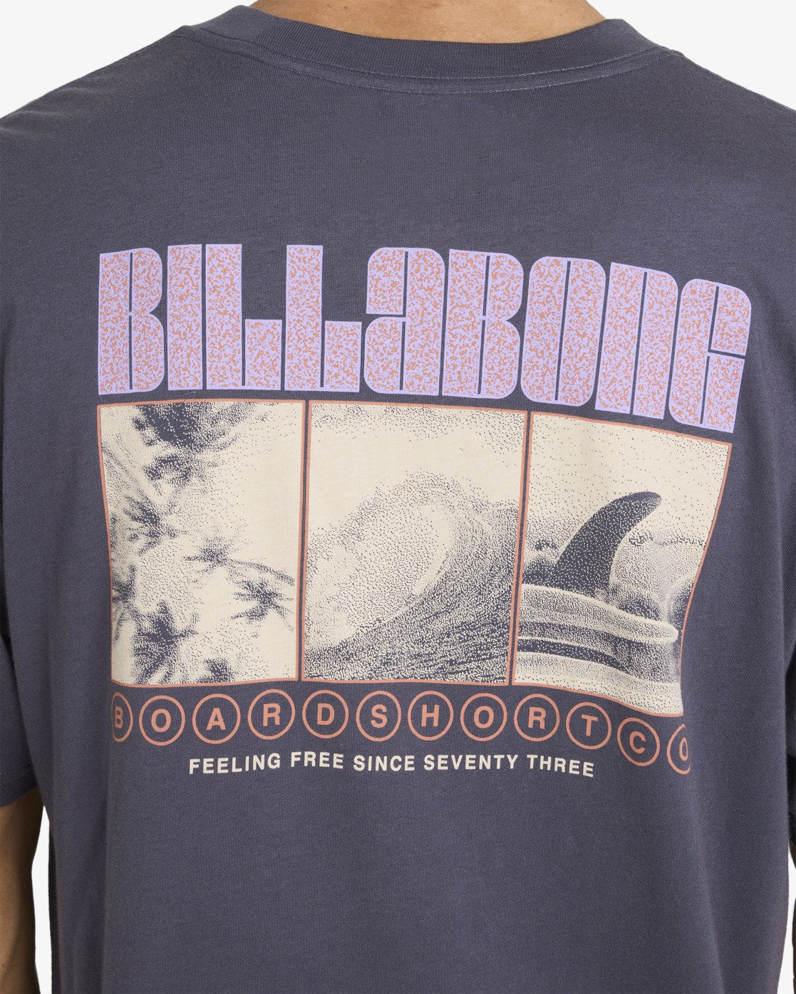 Billabong Men's Broadsheet Premium Short Sleeve T-Shirt Graystone 24A521608-GRST - Image 5
