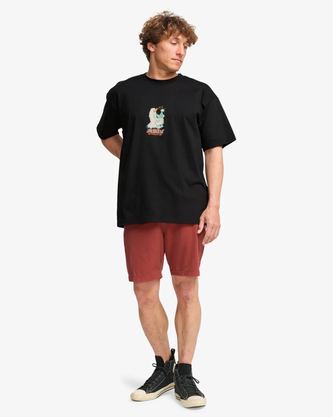Billabong Men's Built To Last Og Short Sleeve T-Shirt Black EBYZT00389-BLK - Image 4