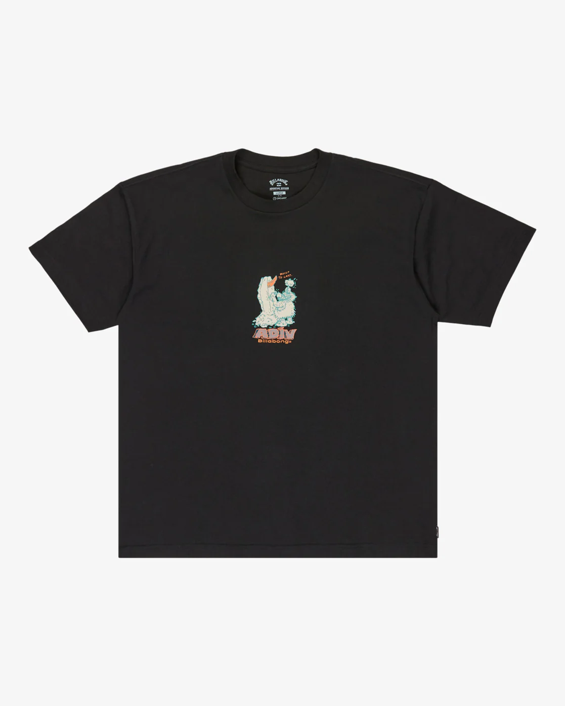 Billabong Men's Built To Last Og Short Sleeve T-Shirt Black EBYZT00389-BLK - Image 5