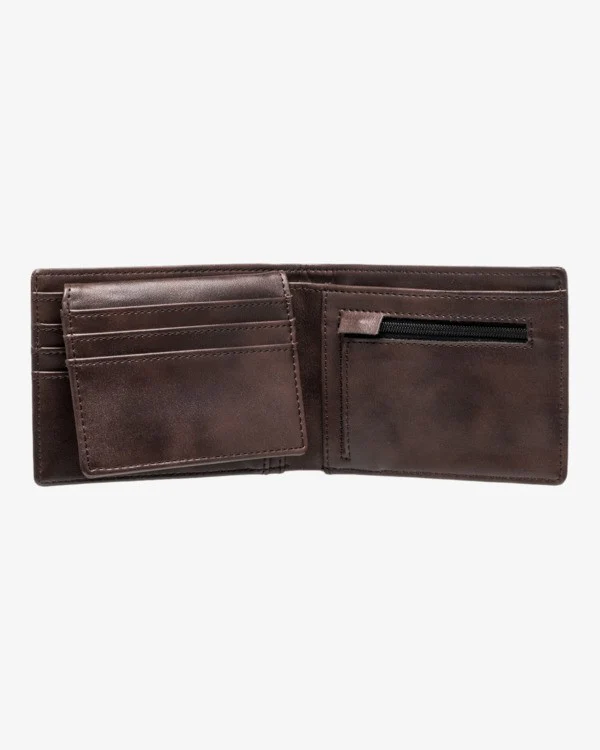 Billabong Men's Dimension Bi-Fold Wallet Chocolate EBYAA00121-CHO - Image 3
