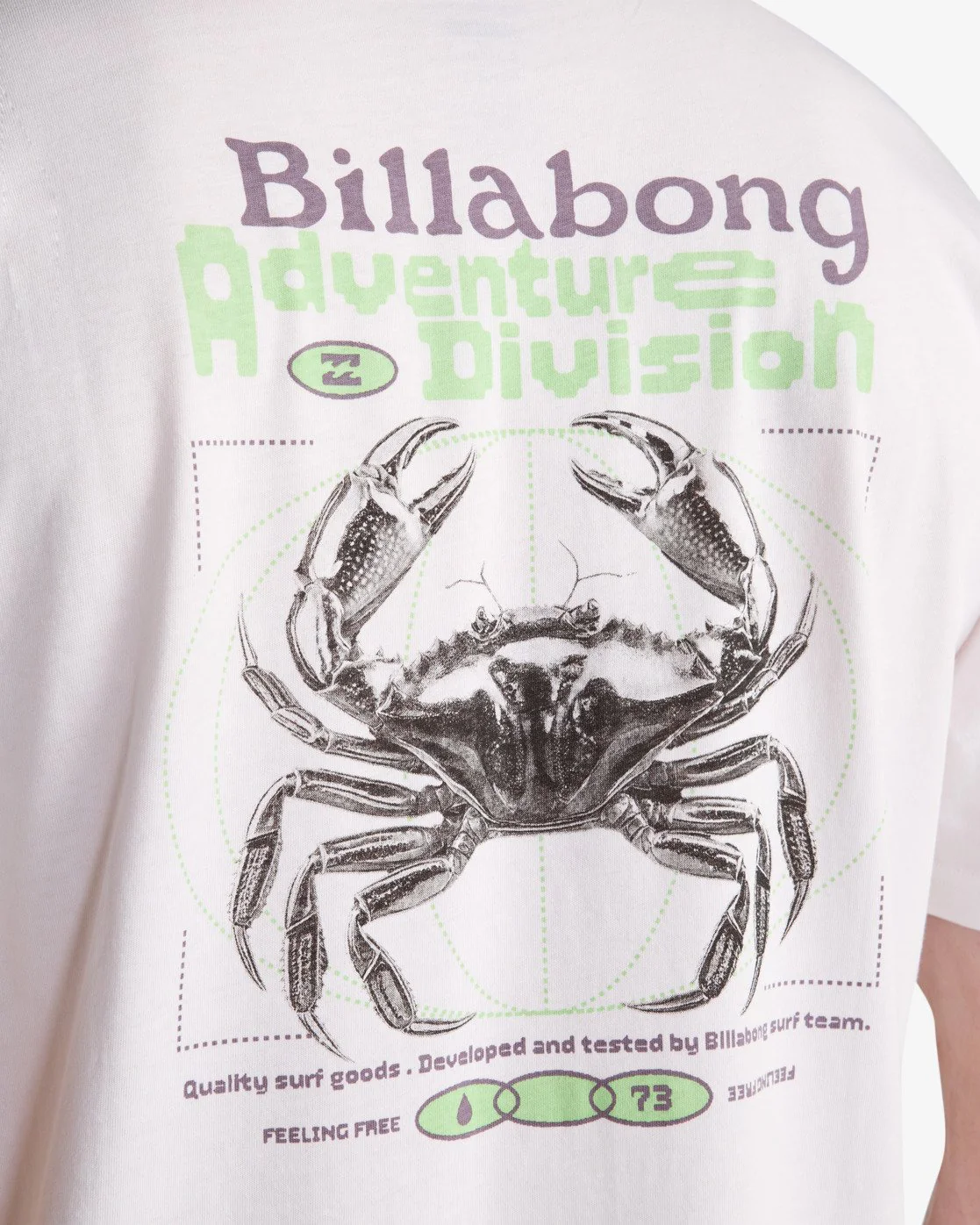 Billabong Men's Fauna Short Sleeve T-Shirt White EBYZT00499-WHT - Image 4