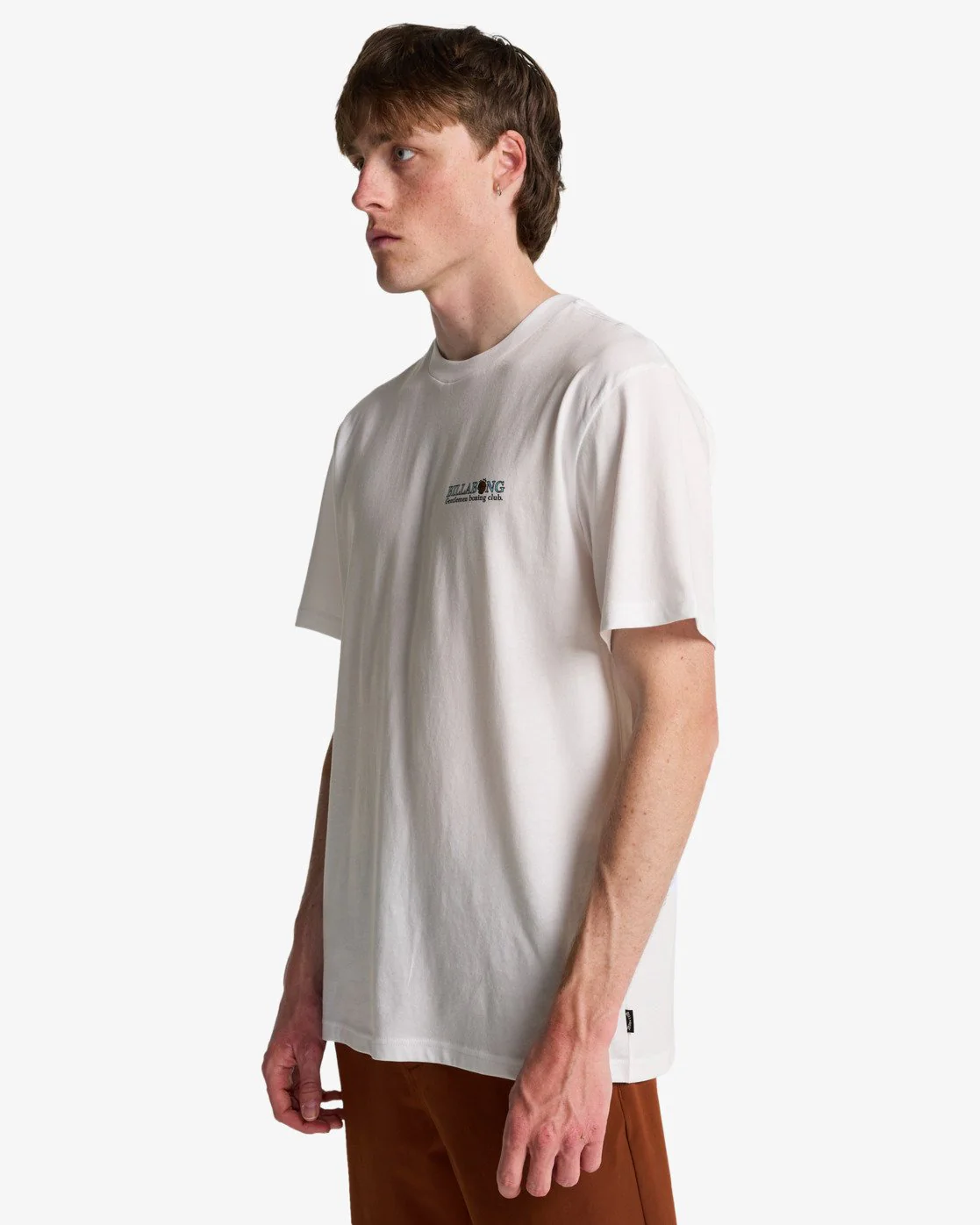 Billabong Men's Gentlemen Short Sleeve T-Shirt White EBYZT00579-WHT - Image 3