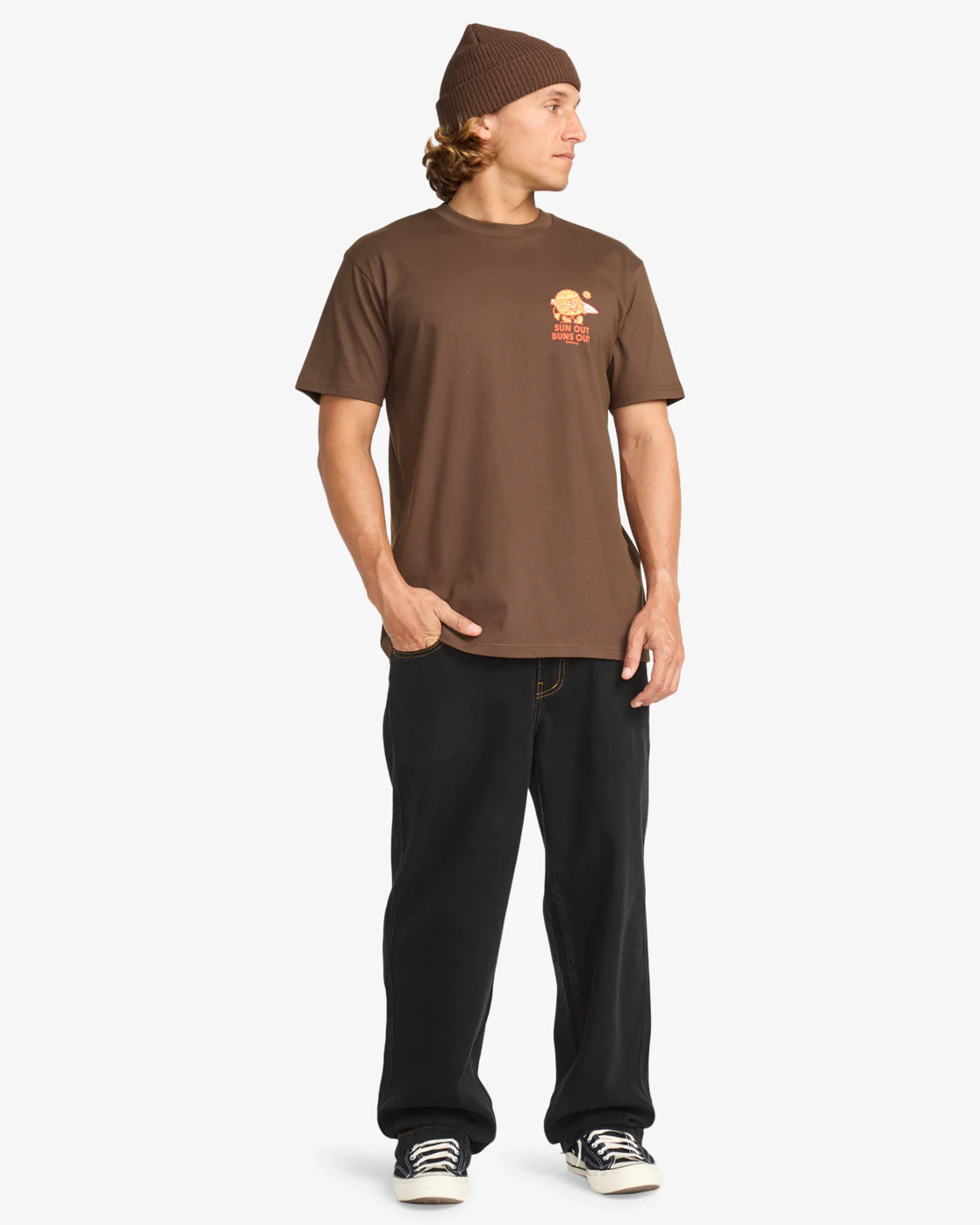 Billabong Men's Gimmicks Short Sleeve T-Shirt Dark Cedar EBYZT00363-CSR0 - Image 4