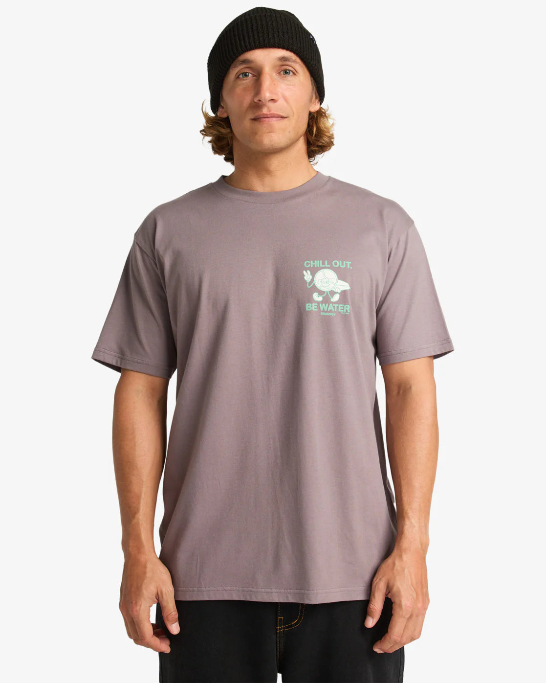Billabong Men's Gimmicks Short Sleeve T-Shirt Dusty Purple EBYZT00363-SNY0