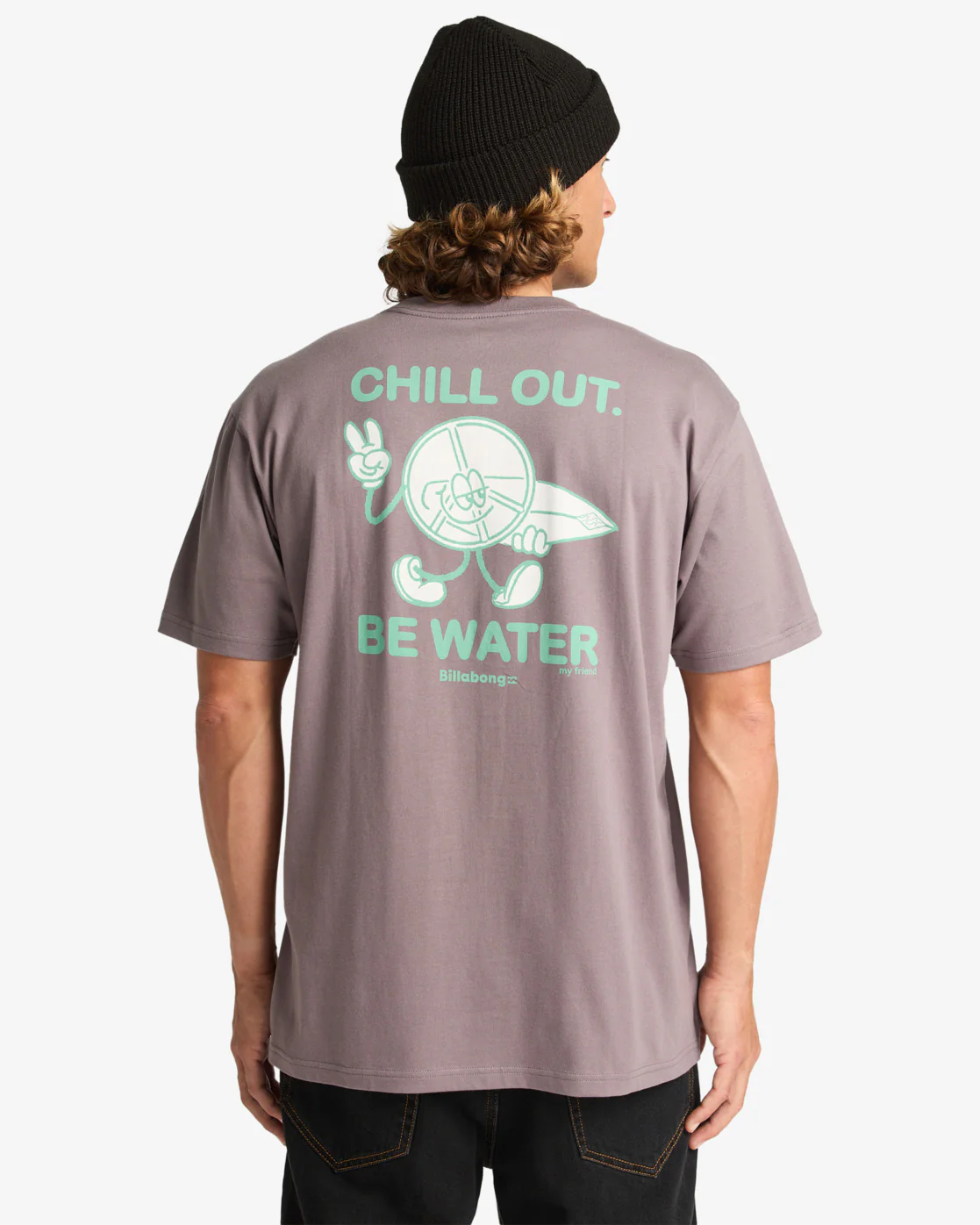 Billabong Men's Gimmicks Short Sleeve T-Shirt Dusty Purple EBYZT00363-SNY0 - Image 2