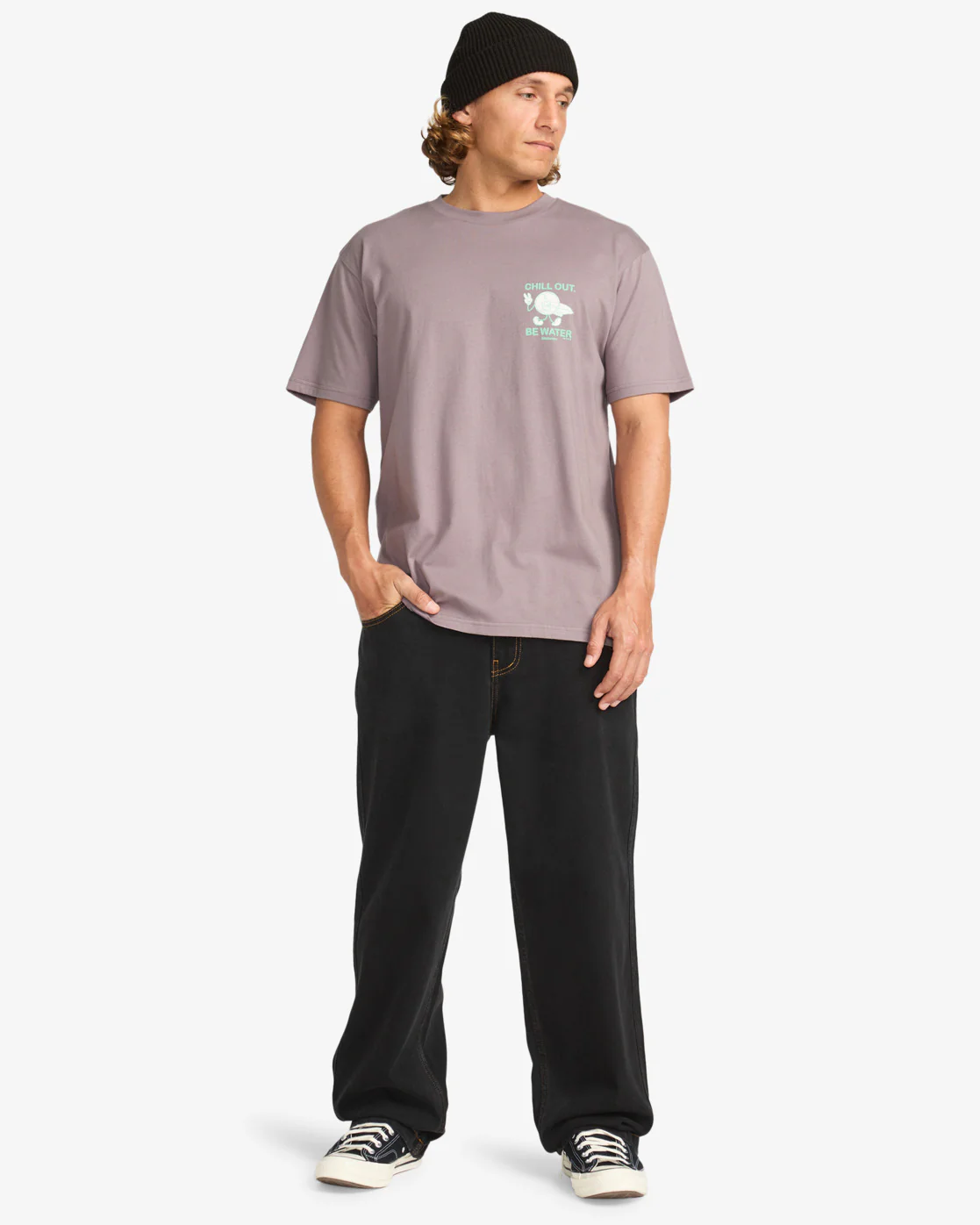 Billabong Men's Gimmicks Short Sleeve T-Shirt Dusty Purple EBYZT00363-SNY0 - Image 4