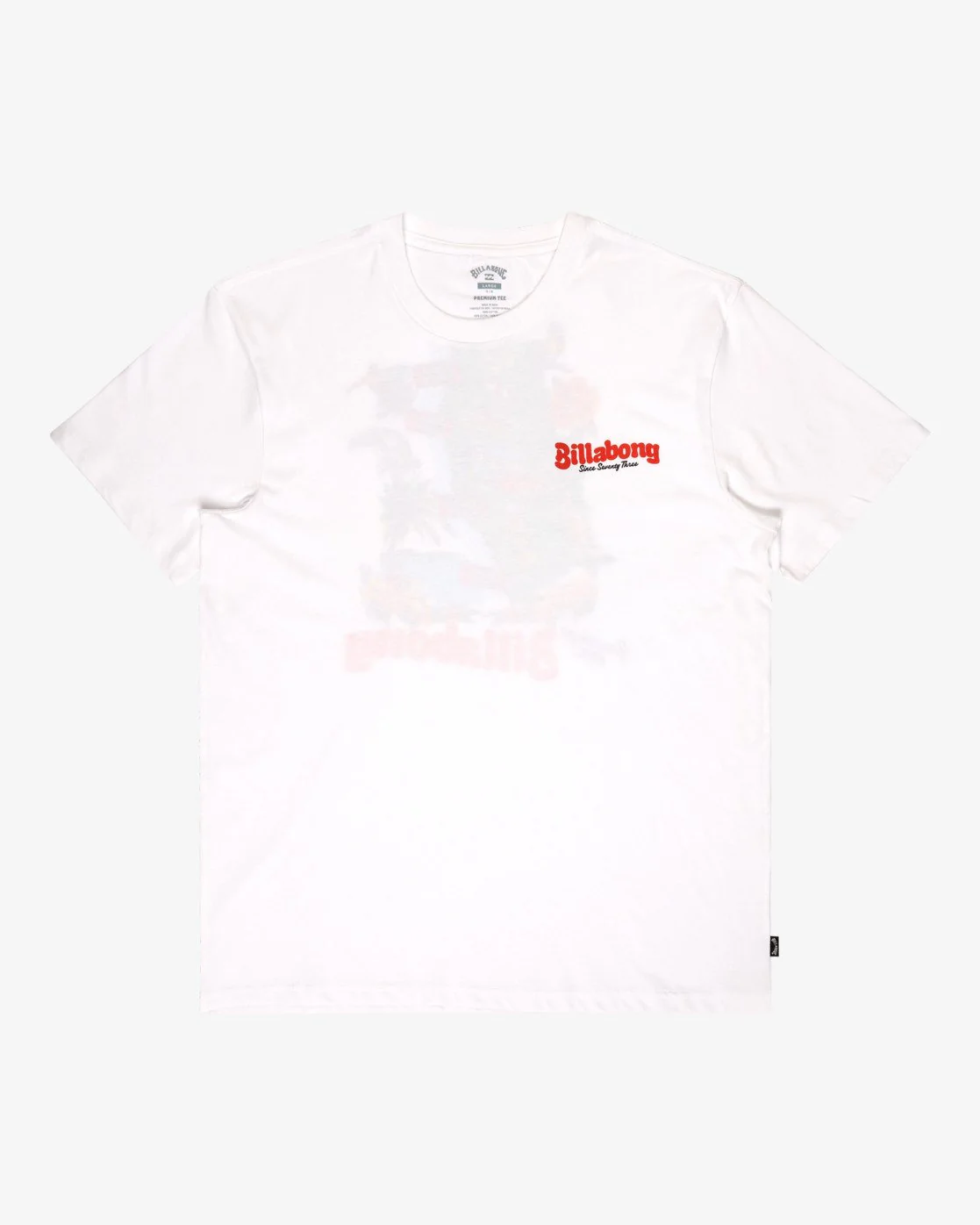Billabong Men's Origin Short Sleeve T-Shirt White EBYZT00520-WHT - Image 6