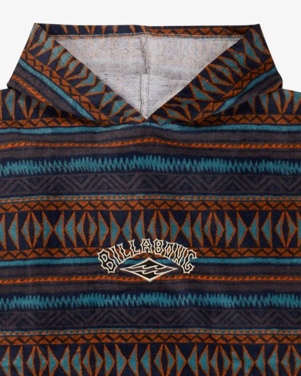Billabong Men's Poncho Towel Charcoal Grey EBYAA00138-KYC0 - Image 3