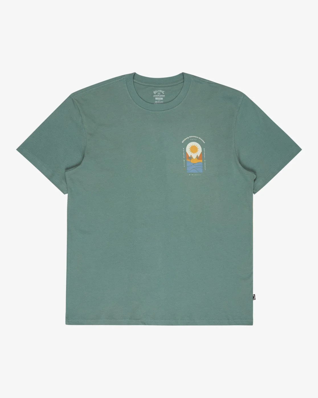 Billabong Men's Sun Down A/DIV Premium Short Sleeve T-Shirt Sea Green 24A501604-SGR - Image 6