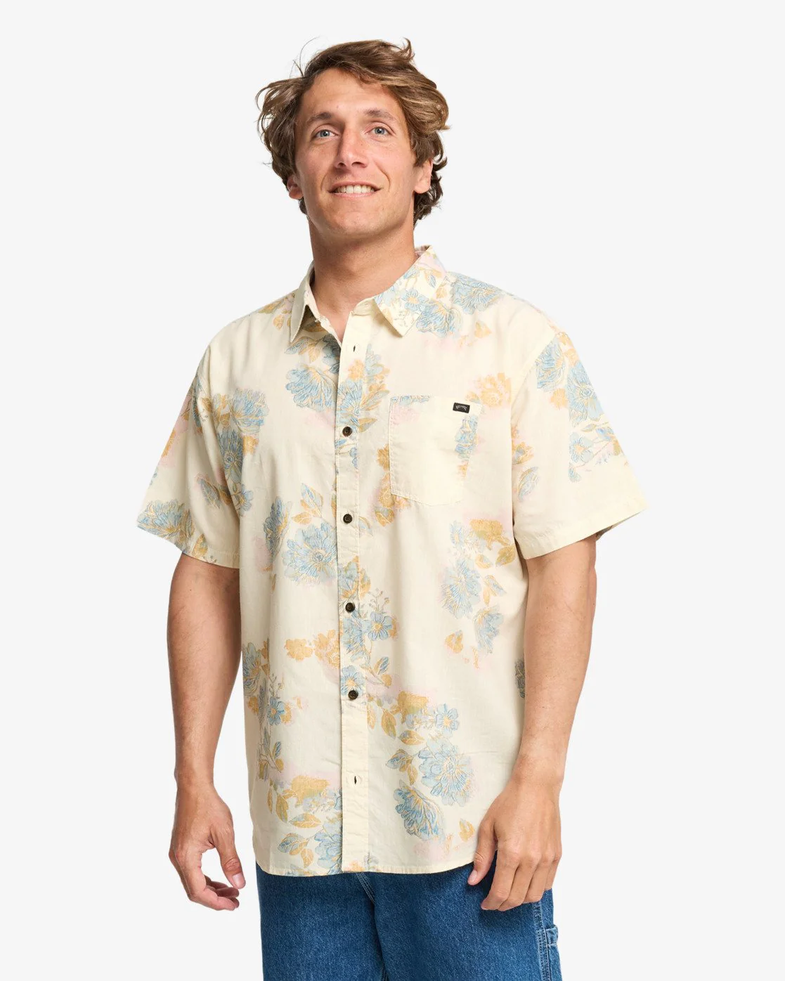 Billabong Men's Sundays Short Sleeve Shirt Chino 24A041505-CNO