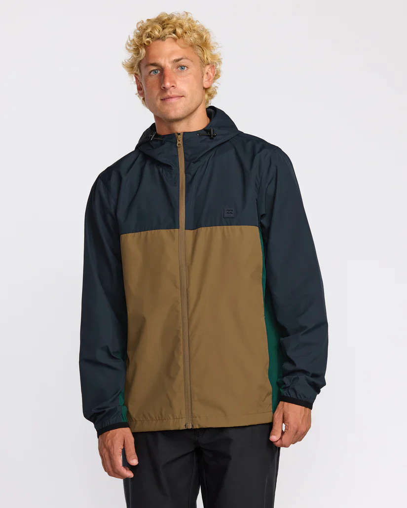 Billabong Men's Transport Windbreaker Jacket Navy ABYJK00216-NVY - Image 3