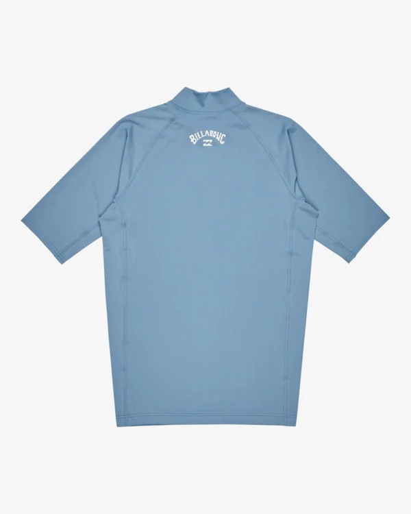 Billabong Men's Waves All Day UV Short Sleeve Rash Vest Sky Blue EBYWR00101-BJD0 - Image 7
