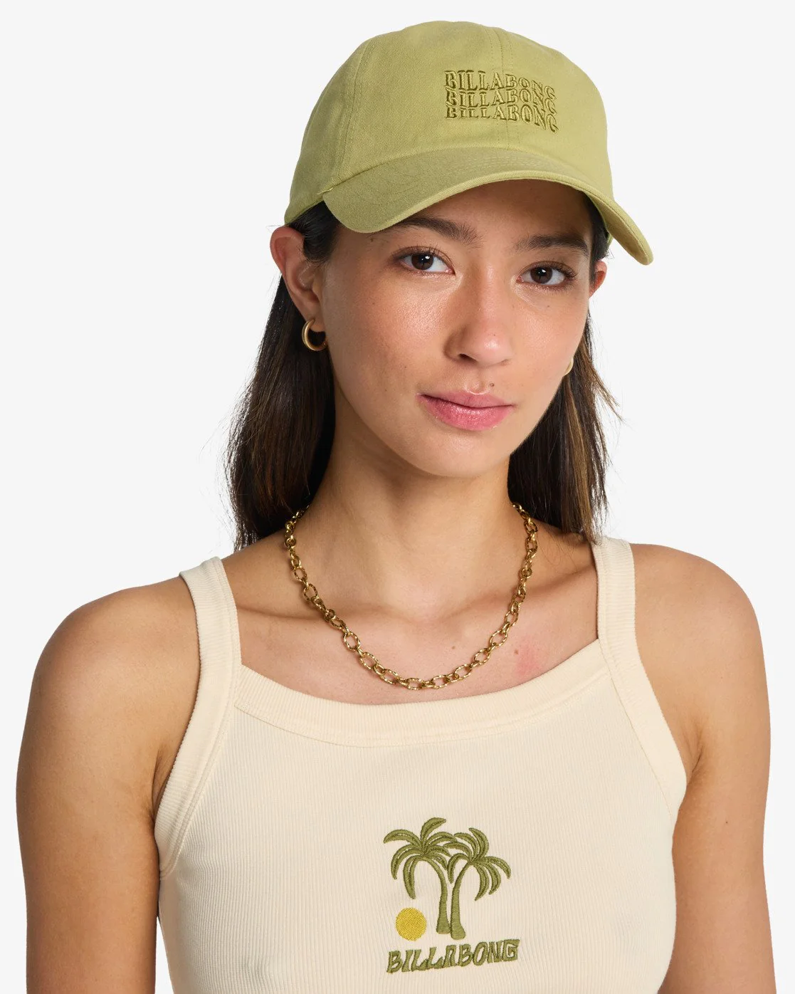 Billabong Unisex Essential Canvas Cap Cactus Green EBJHA00126-THW0 - Image 5