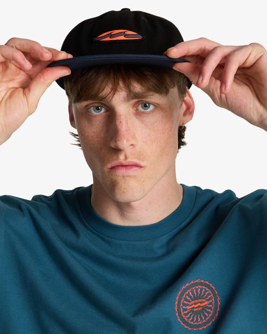 Billabong Unisex Since 73 Burleigh Snapback Cap Black EBYHA00170-BLK - Image 5