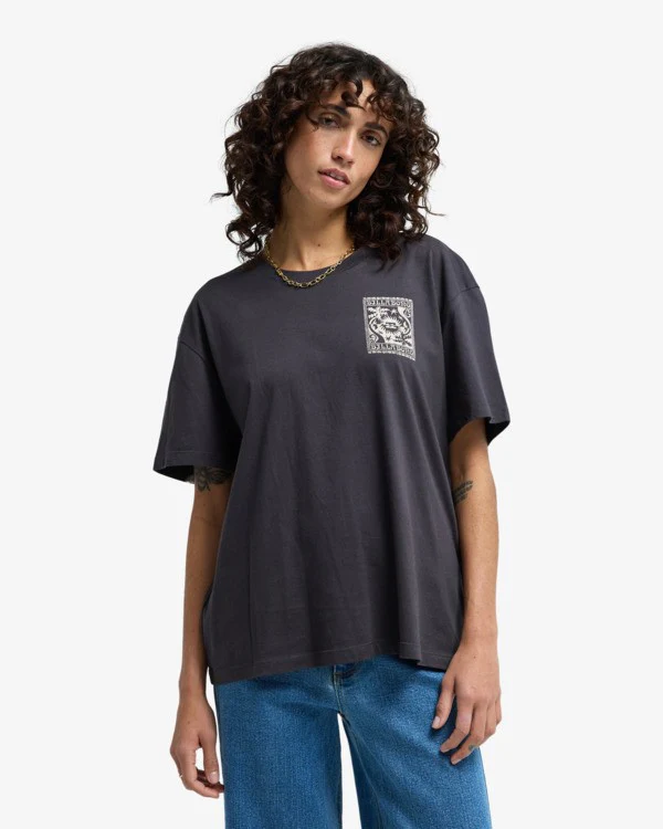 Billabong Women's Always Looking T-Shirt Off Black EBJZT00589-OFB