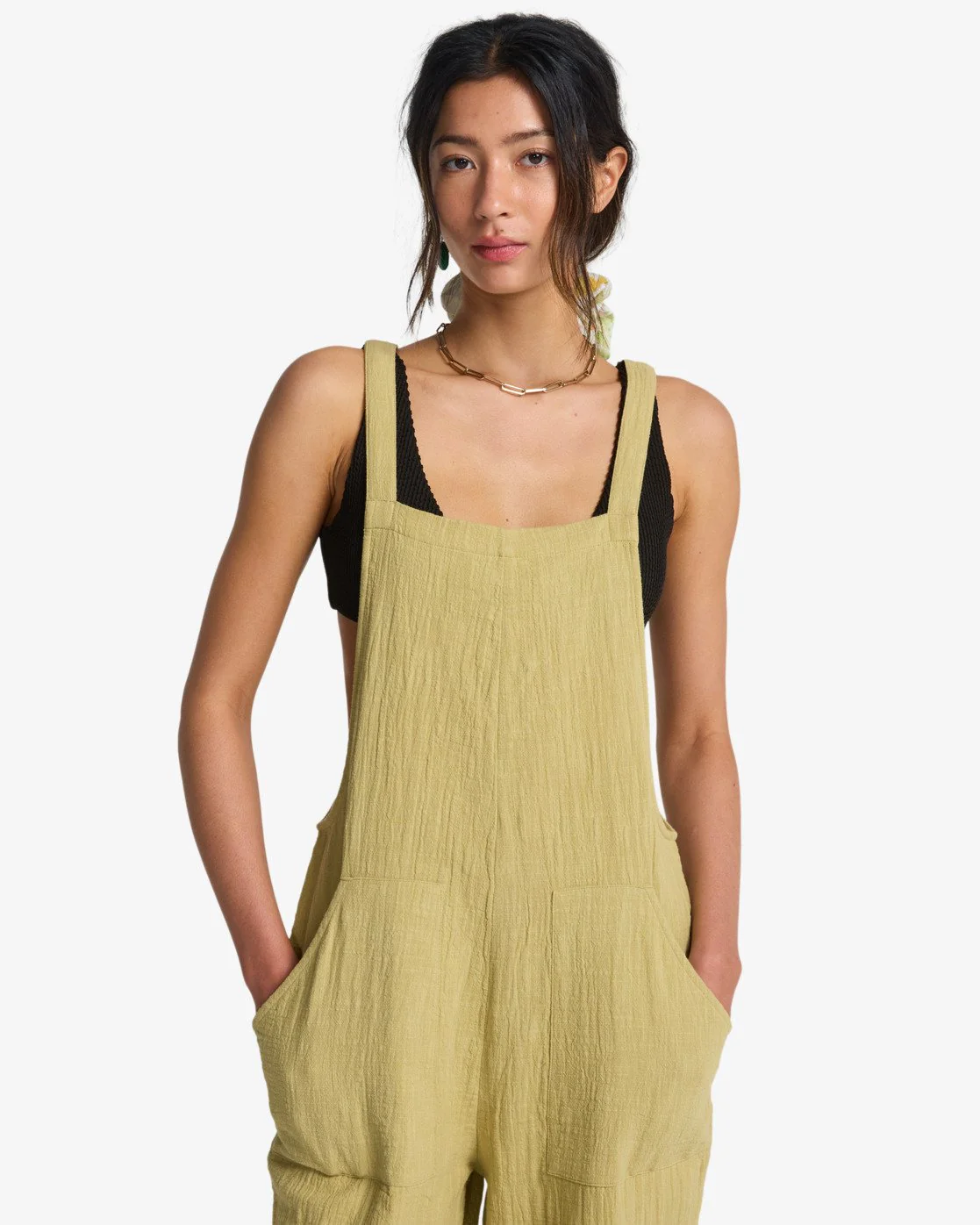 Billabong Women's Pacific Time Jumpsuit Cactus Green ABJWD00686-THW0 - Image 4