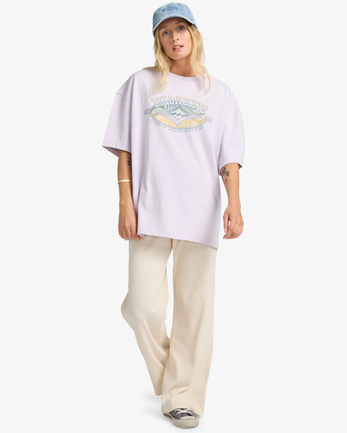 Billabong Women's Quality Surf Short Sleeve T-Shirt Violet Ice EBJZT00504-VIC - Image 4