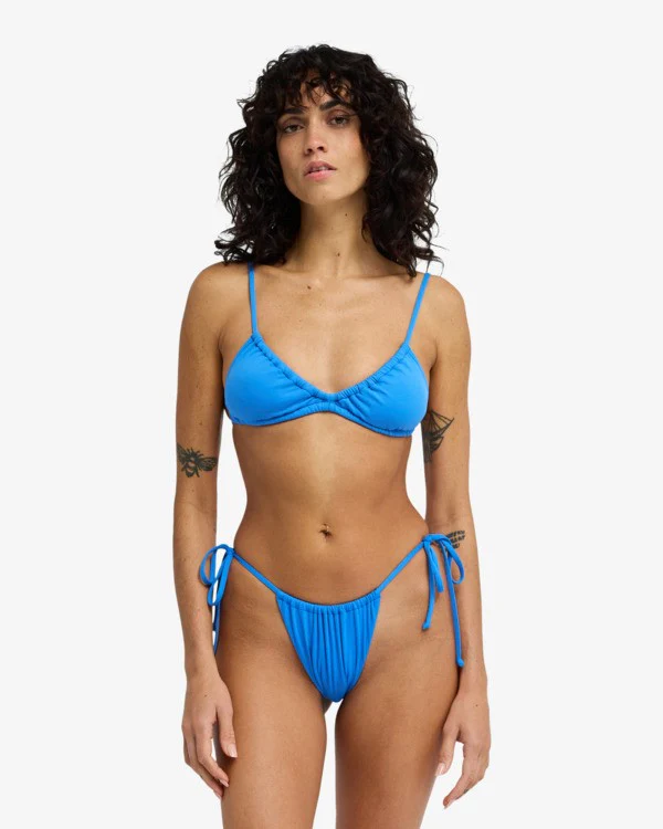 Billabong Women's Sol Searcher Teagan Bralette Bikini Top True Blue EBJX300135-TRB