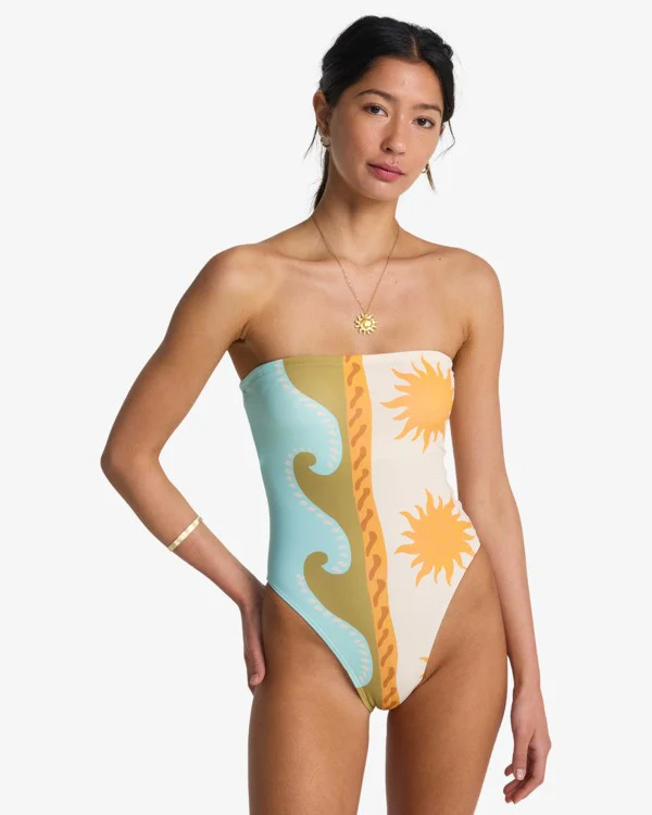 Billabong Women's Sunblind Tully Hi One Piece Swimsuit Salt Crystal 24O301604-SCS1 - Image 2
