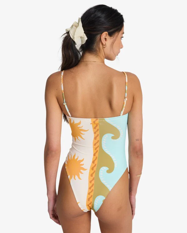Billabong Women's Sunblind Tully Hi One Piece Swimsuit Salt Crystal 24O301604-SCS1 - Image 4
