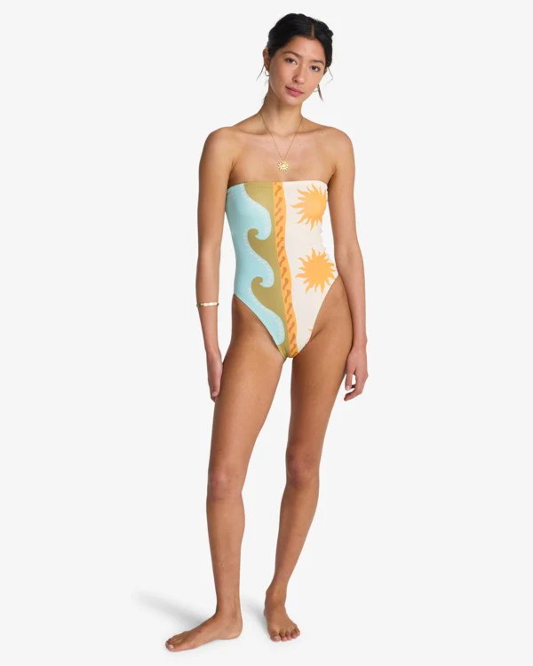 Billabong Women's Sunblind Tully Hi One Piece Swimsuit Salt Crystal 24O301604-SCS1 - Image 5