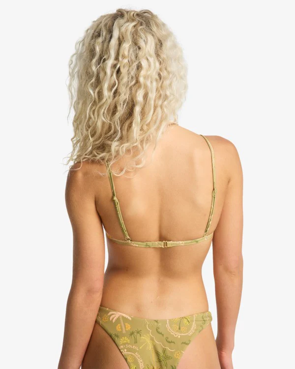 Billabong Women's Vaca Soleil Ceci Tri Bikini Top Cedar 24O141606-CED - Image 5