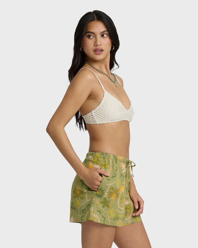 Billabong Women's Wanderer Print Shorts Cedar 24B091612-CED - Image 2