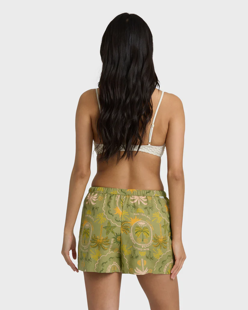 Billabong Women's Wanderer Print Shorts Cedar 24B091612-CED - Image 3