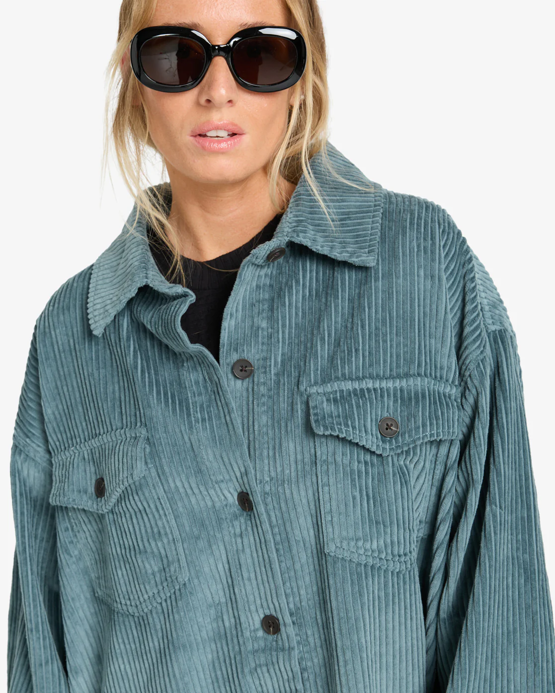 Billabong Women's Winter Ocean Shirt Dress Slate Blue EBJWD00149-SLB - Image 4