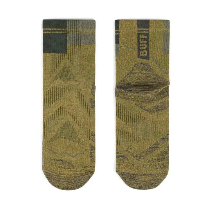 Buff Unisex CoolNet™ Quarter Socks Khaki 137788.854 - Image 3