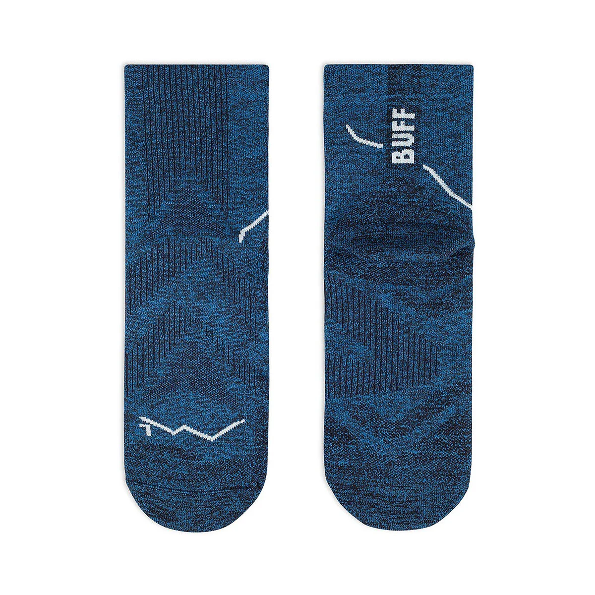 Buff Unisex DryFlx® Quarter Socks Blue 137790.707 - Image 2