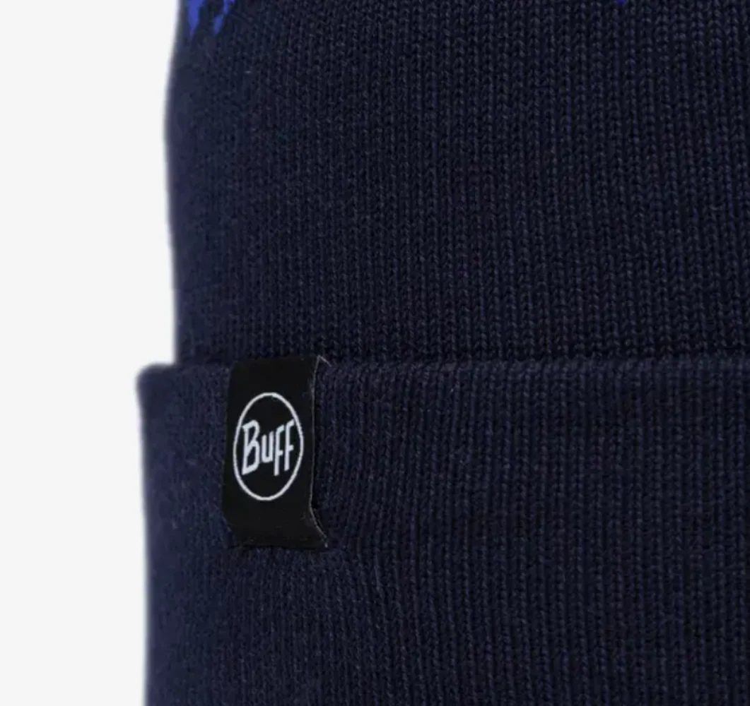 Buff Unisex Knitted Beanie Tatik Night Blue 136686.779.10.00 - Image 3