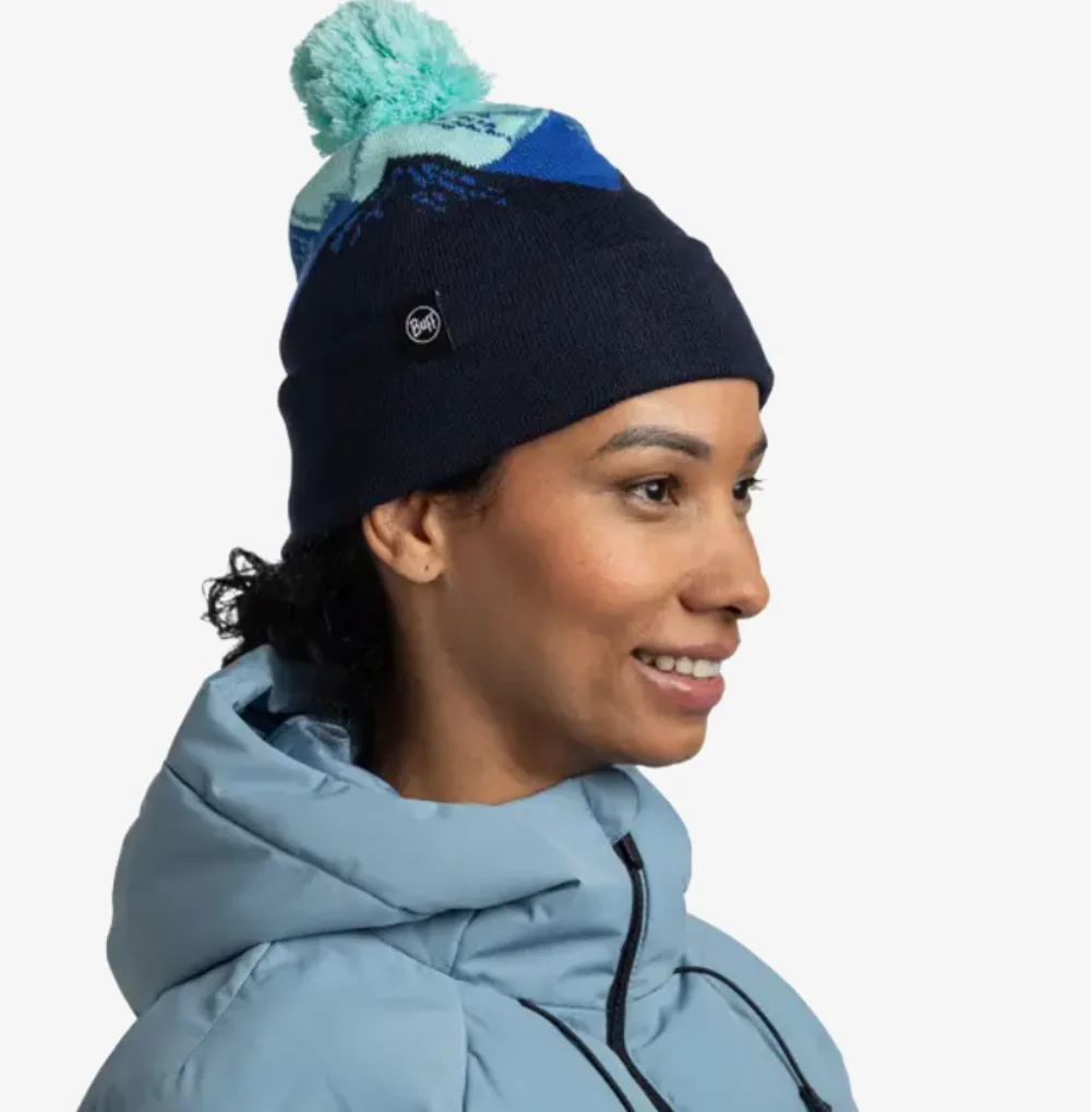 Buff Unisex Knitted Beanie Tatik Night Blue 136686.779.10.00 - Image 4