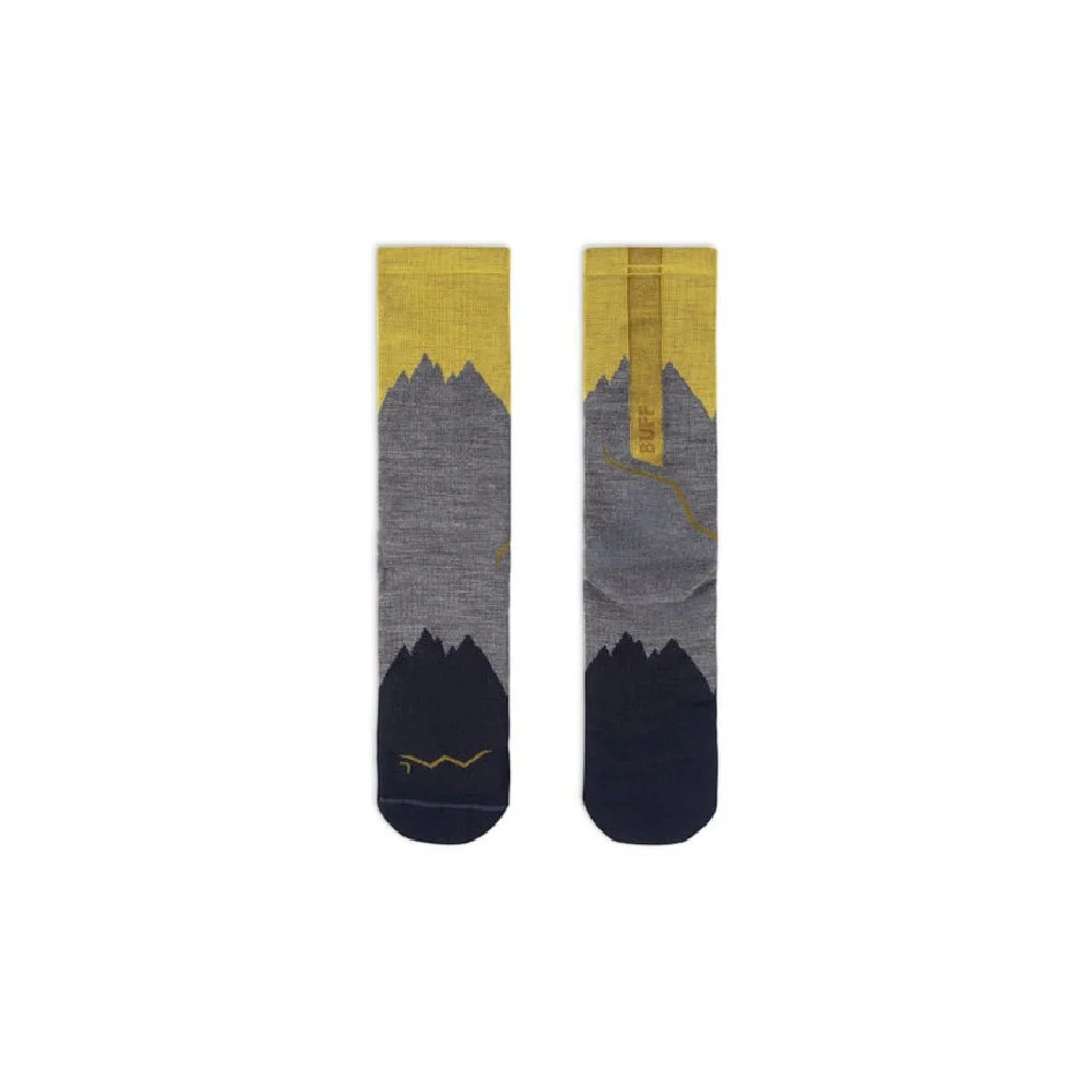 Buff Unisex Lightweight Merino Wool Crew Socks Grey 137796.937 - Image 3
