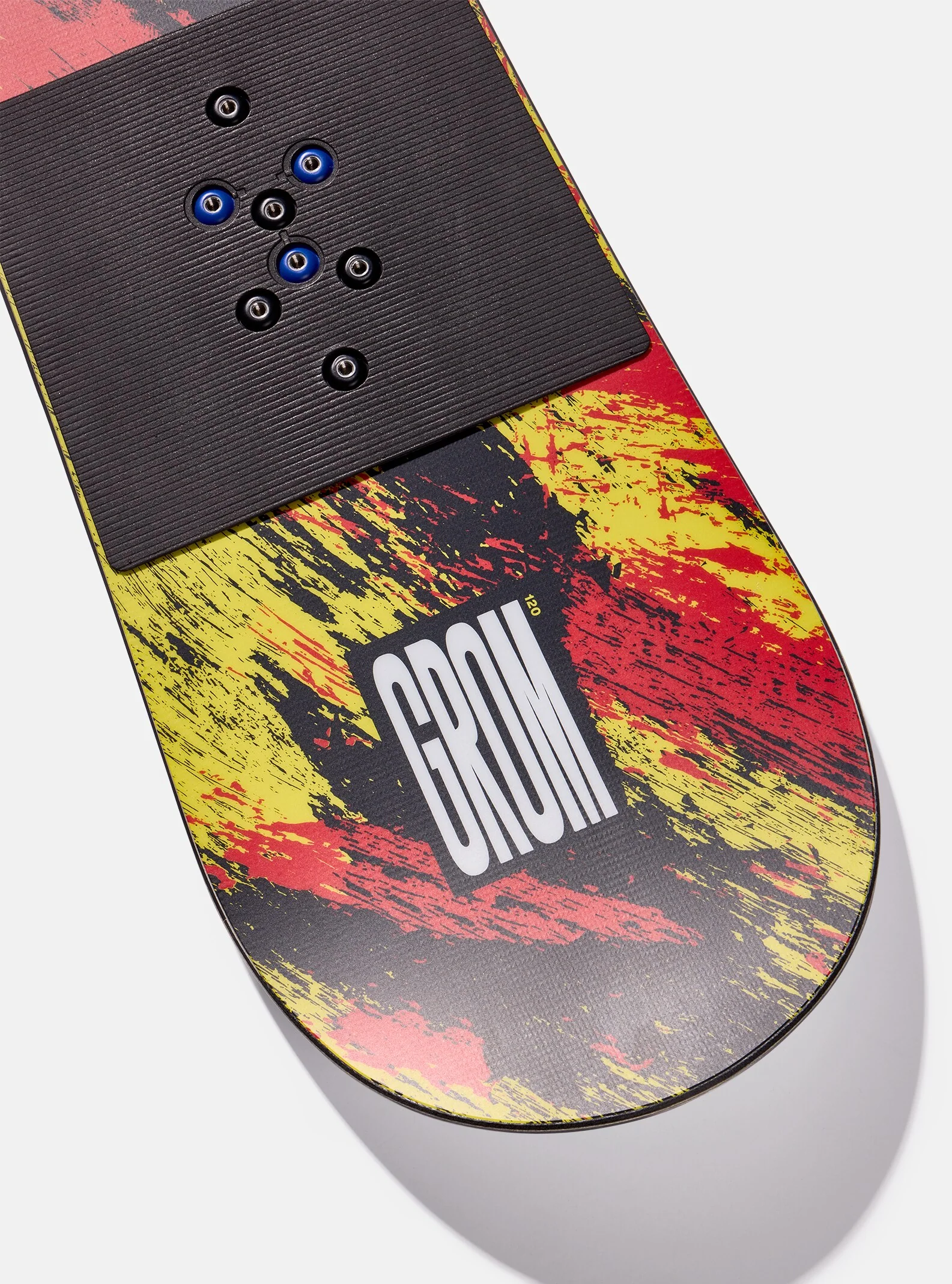 Burton Kids' Grom Flat Top 110 Snowboard Ketchup/Mustard 23599100961110 - Image 5