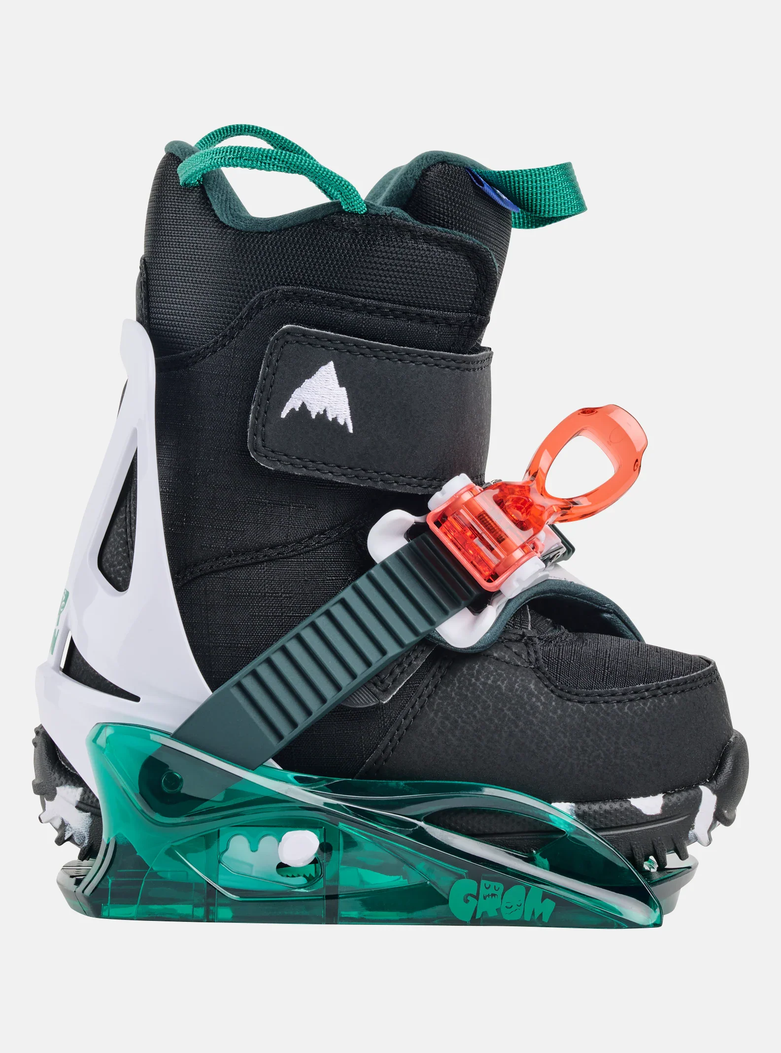 Burton Kids' Mini Grom Disc Snowboard Bindings Green/Multi 2360111AT7 - Image 5