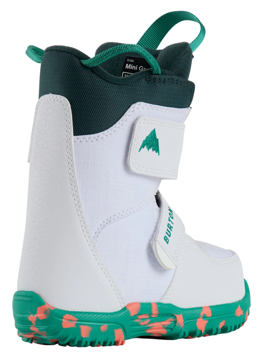 Burton Kids' Mini Grom Snowboard Boots White 1064514A50 - Image 2