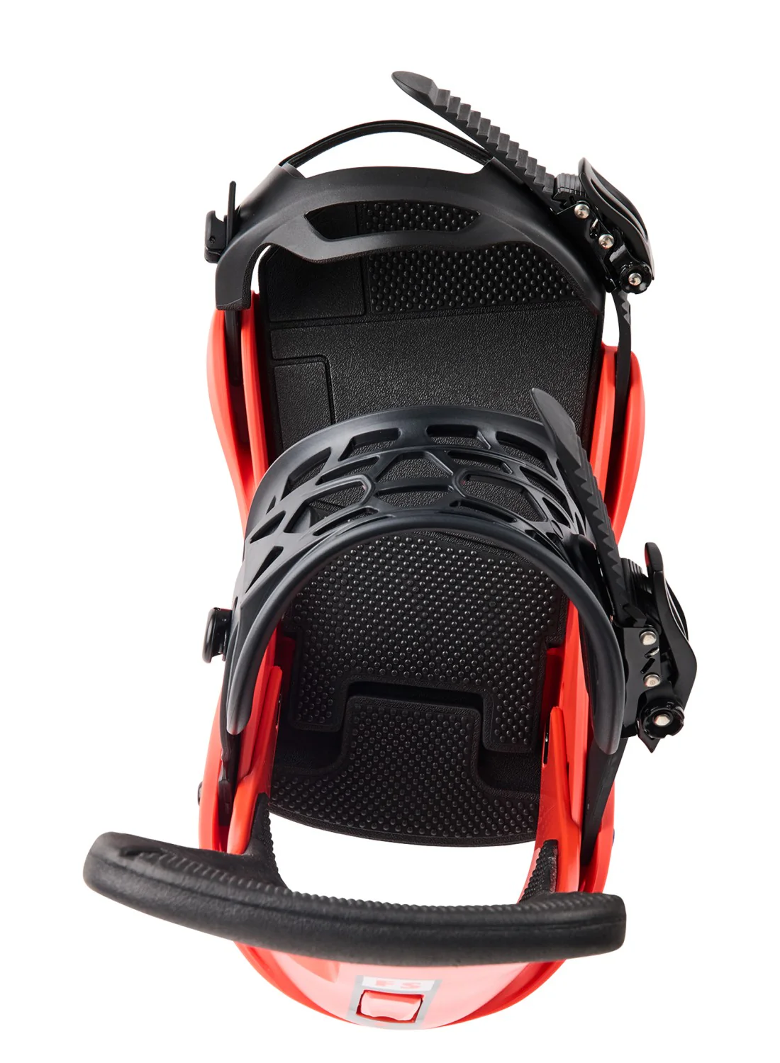 Burton Men's Freestyle Re:Flex Snowboard Bindings Fiesta Red 105441BH66 - Image 4