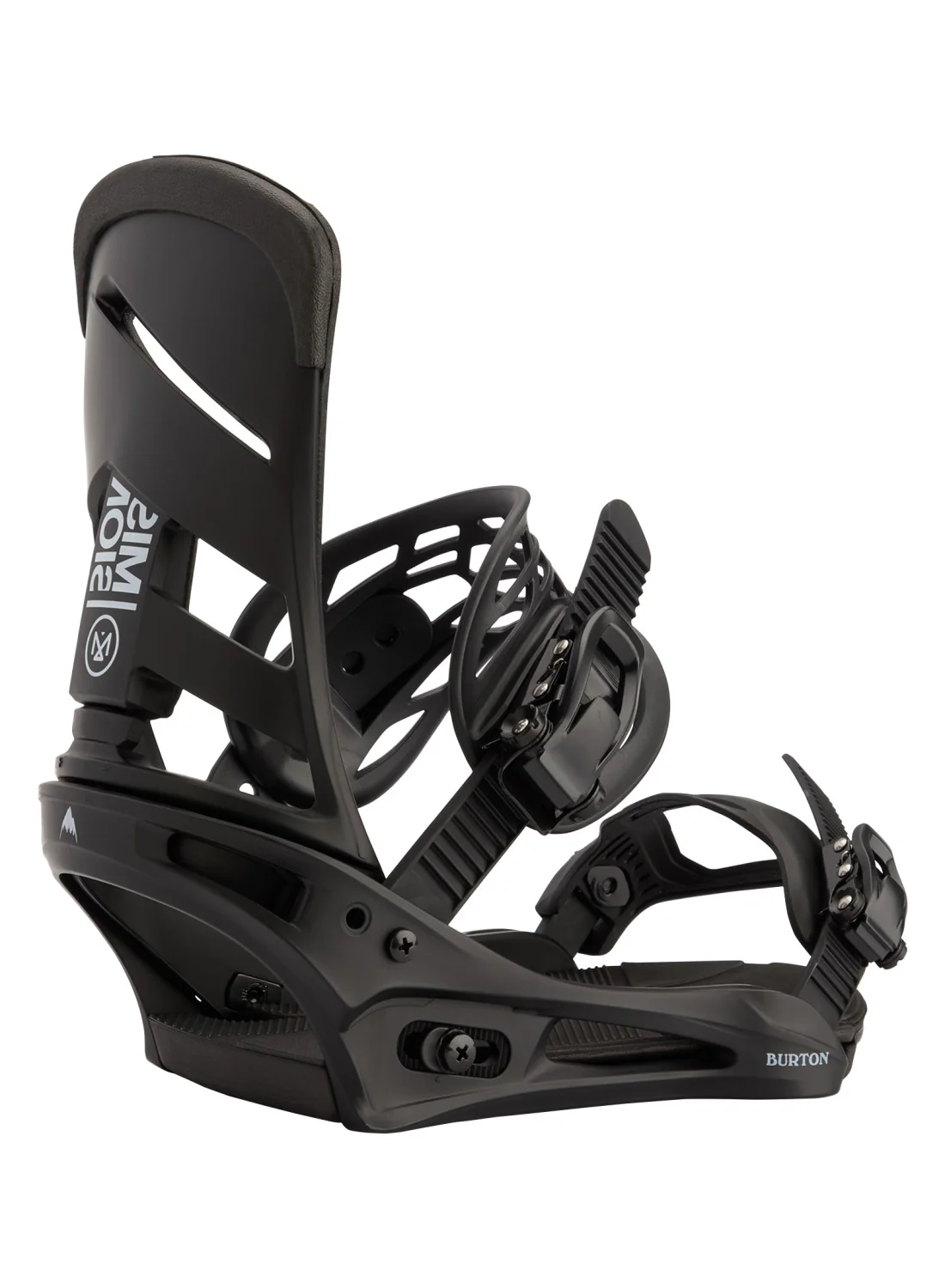 Burton Men's Mission Re:Flex Snowboard Bindings Black 1054617A02