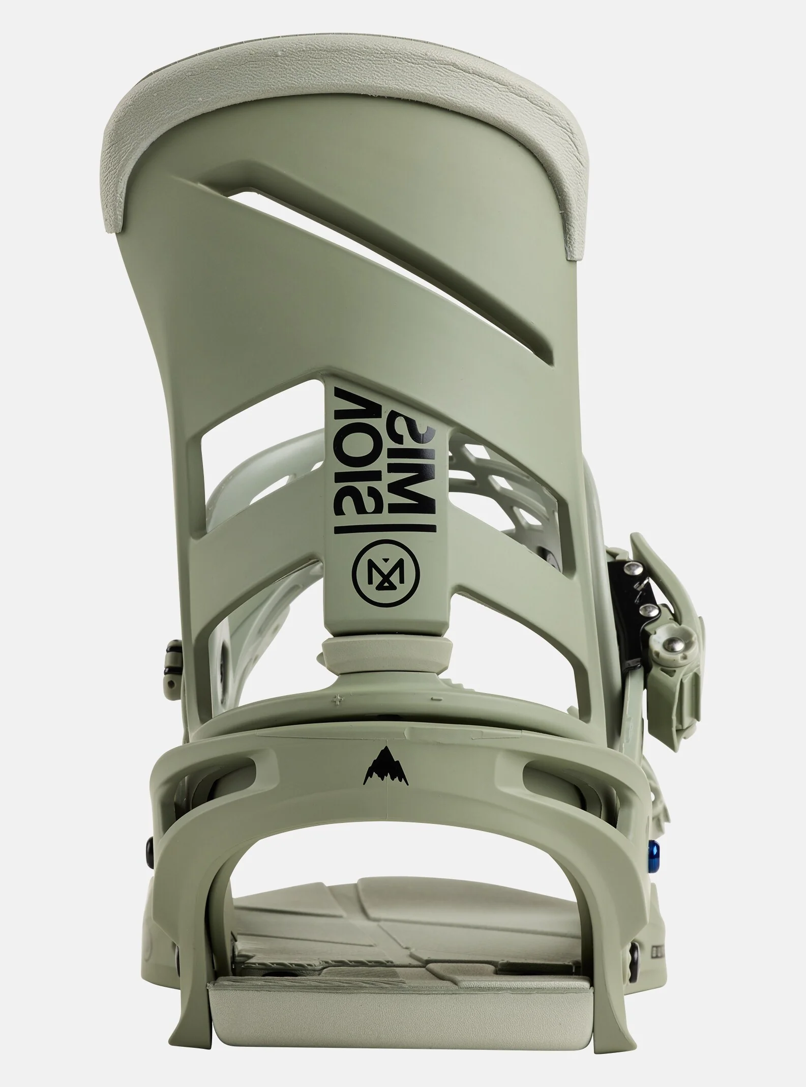 Burton Men's Mission Re:Flex Snowboard Bindings Talc Green 1054617EYW - Image 3