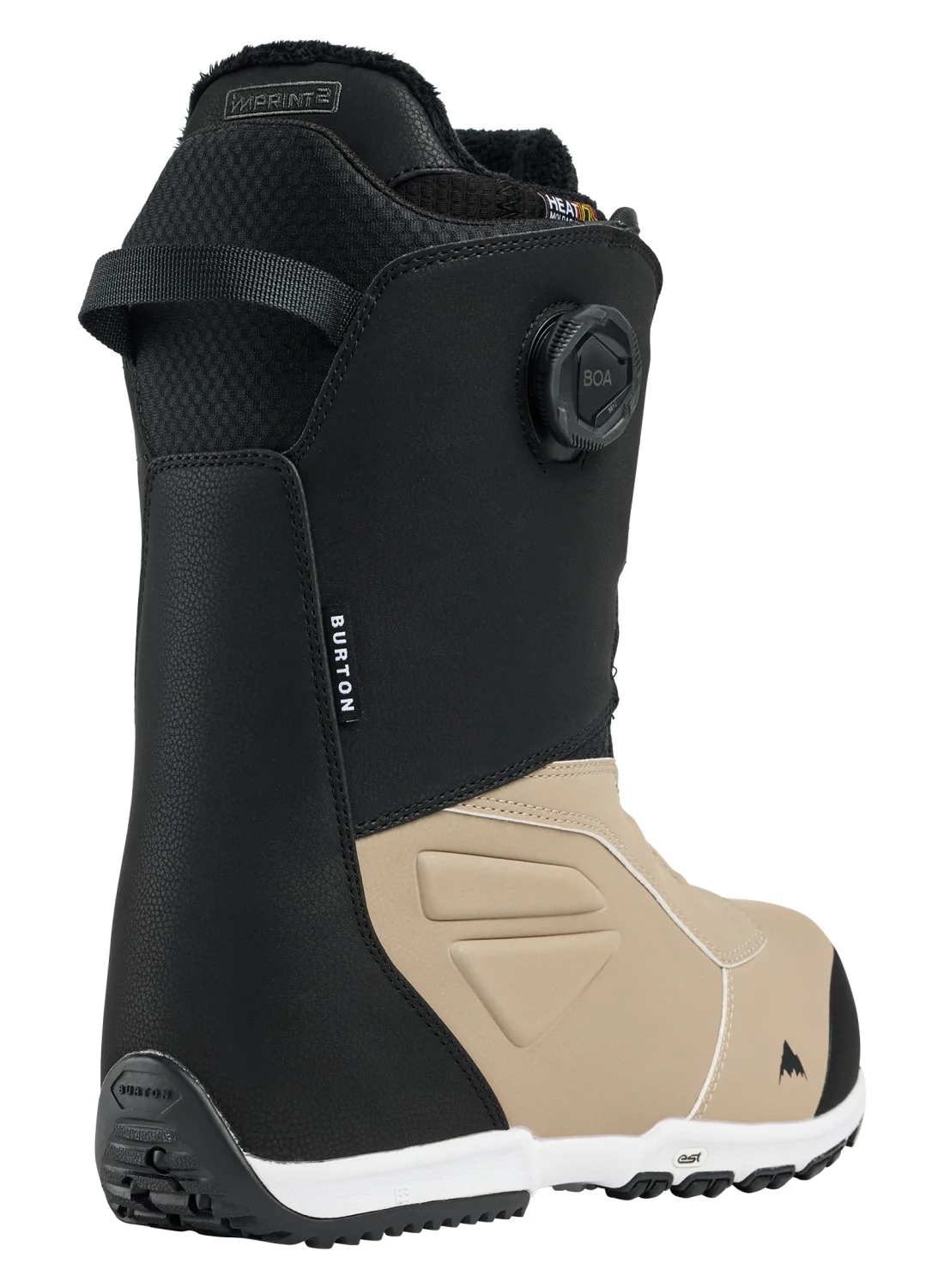 Burton Men's Ruler BOA® Snowboard Boots Black/Summit Taupe 2031710EVW - Image 2