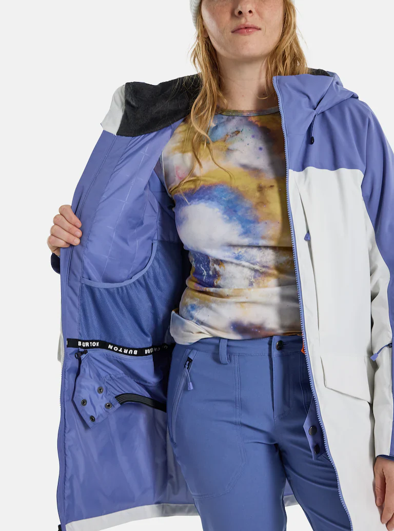 Burton Prowess 2.0 2L Jacket Slate Blue / Stout White 23828100400 - Image 5